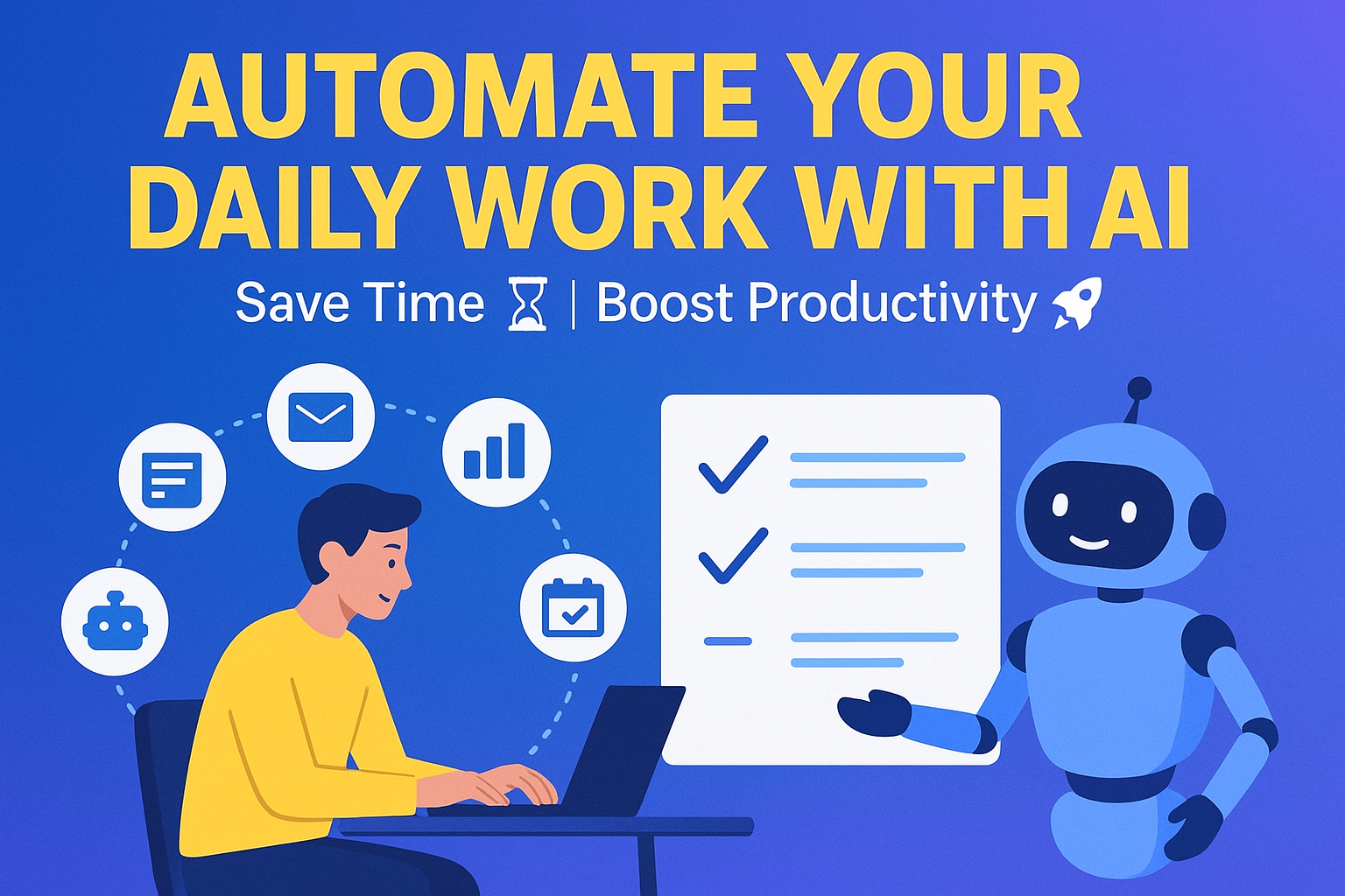How to Automate Daily Work with AI Tools - AI tools for productivity